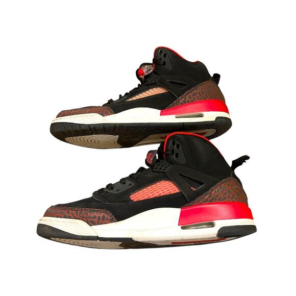11 Nike Jordan Spizike GS Black University Red 316371-060 High Top Sneakers